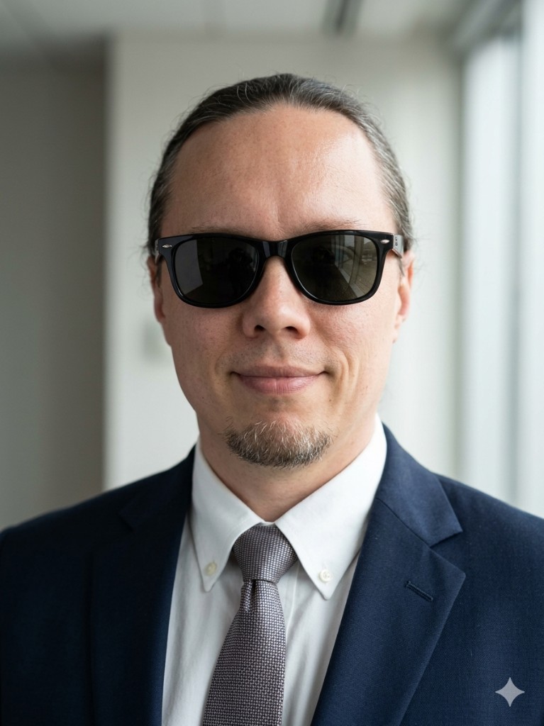 Leonid Dushin, professional headshot